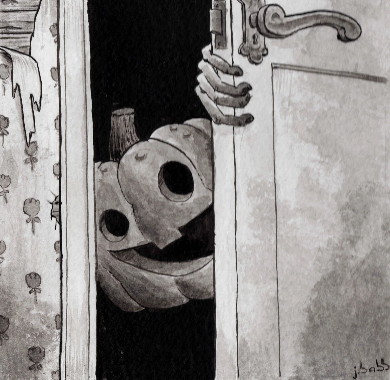  6”x6”, ink on watercolor paper 