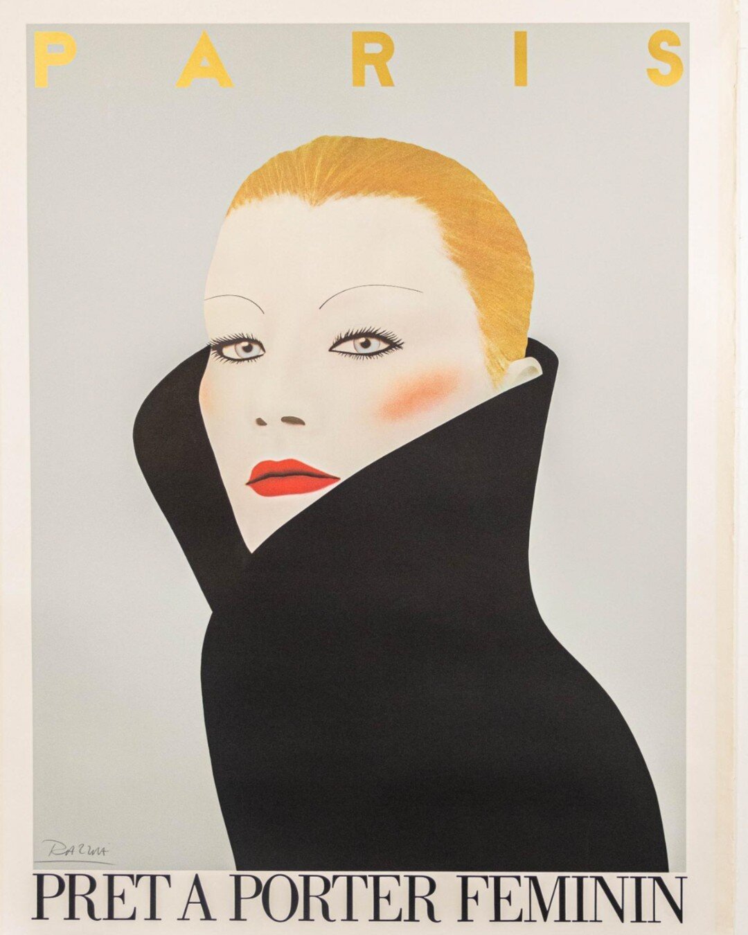 Razzia &quot;Preta Porter Feminin&quot; Poster on Canvas
This beautiful poster would make a room sing! Available for pre-bid this weekend only on liveauctioneers.com and invaluable.com.
.
.
.
.
.
.
.
.
#paris #mod #chic #vogue #razzia #glamour #art #