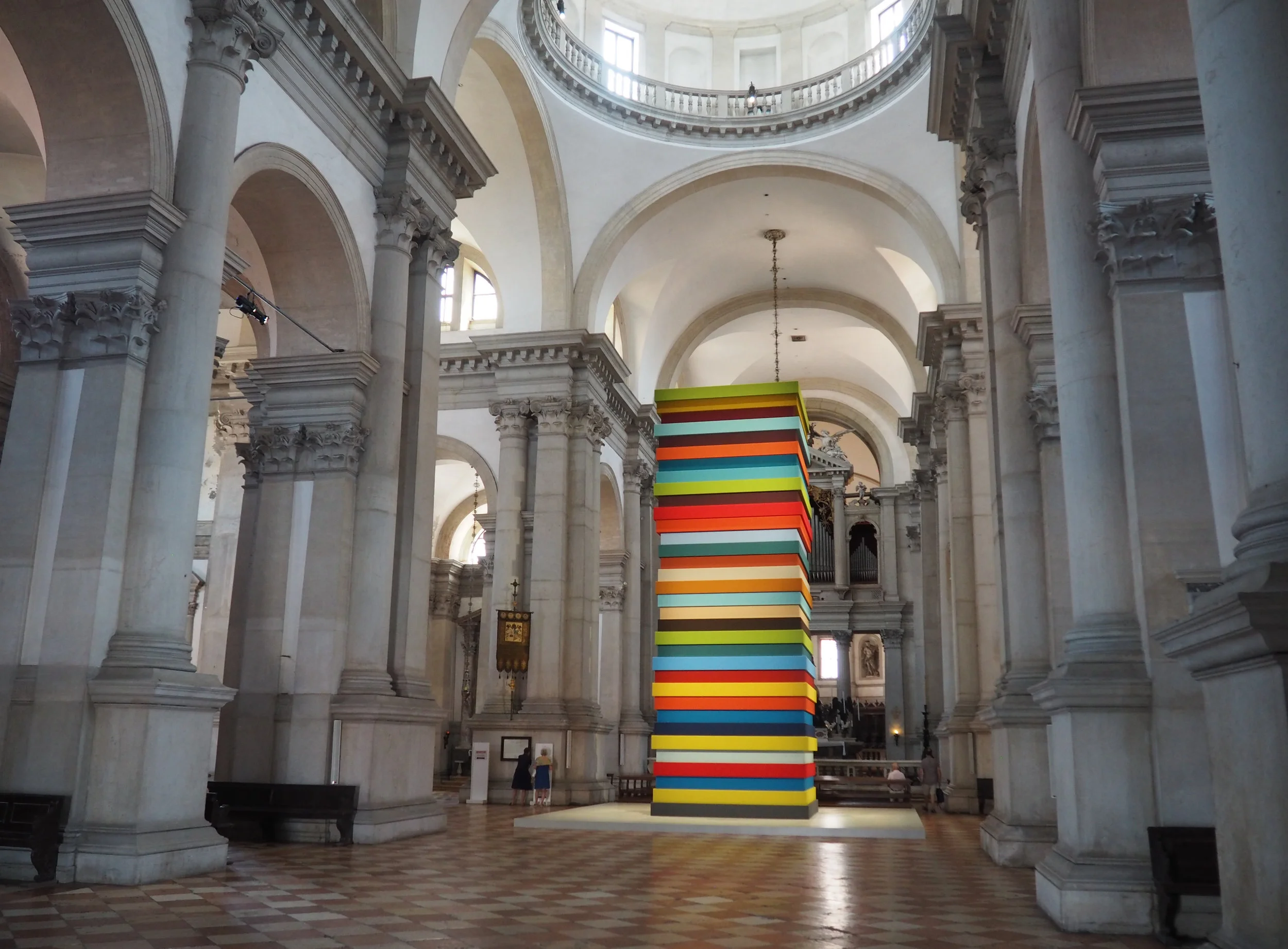 Interior and Dome, from our trip with a sculpture by Sean Scully