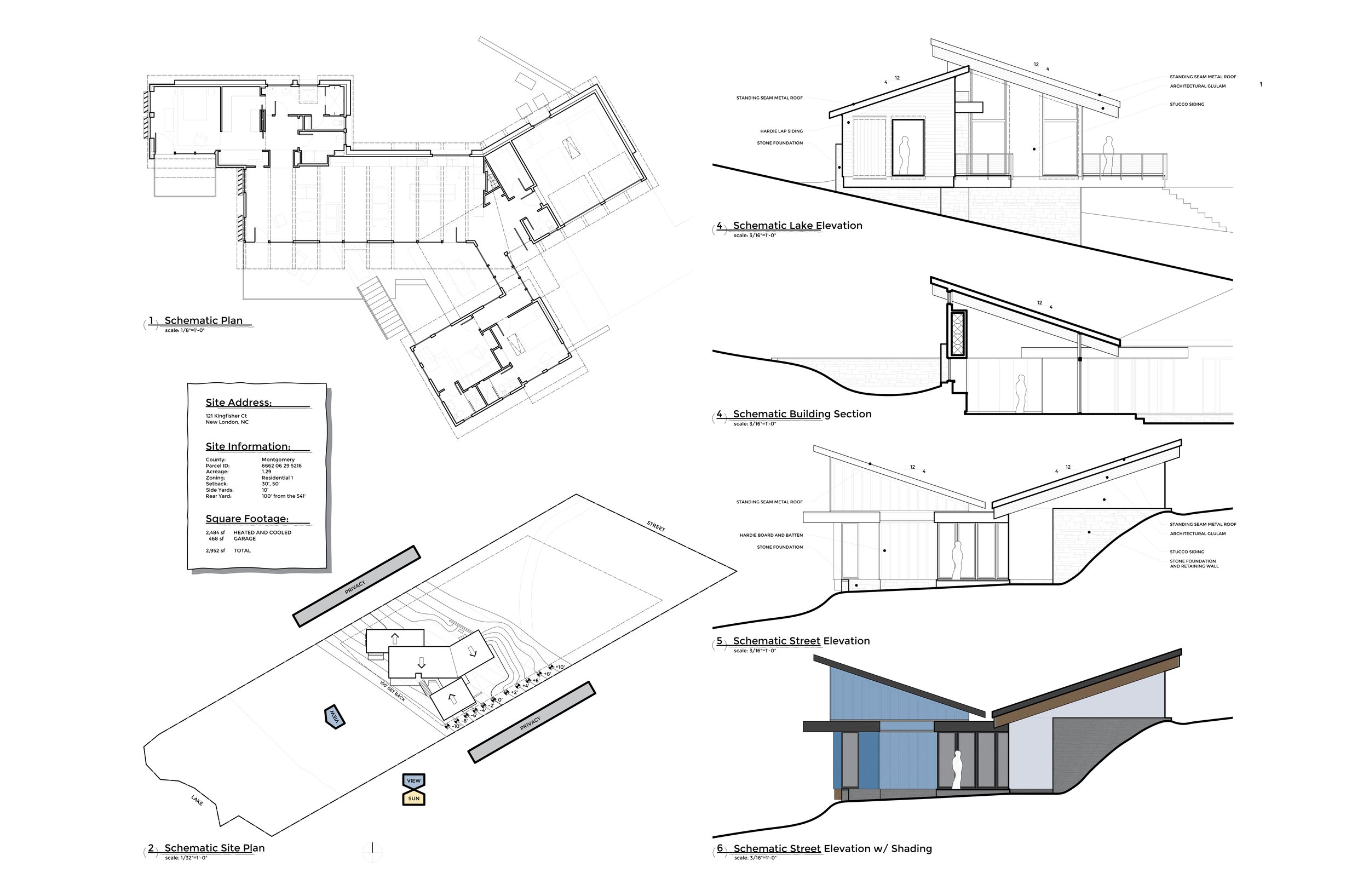 schematic design architect house nc asheville
