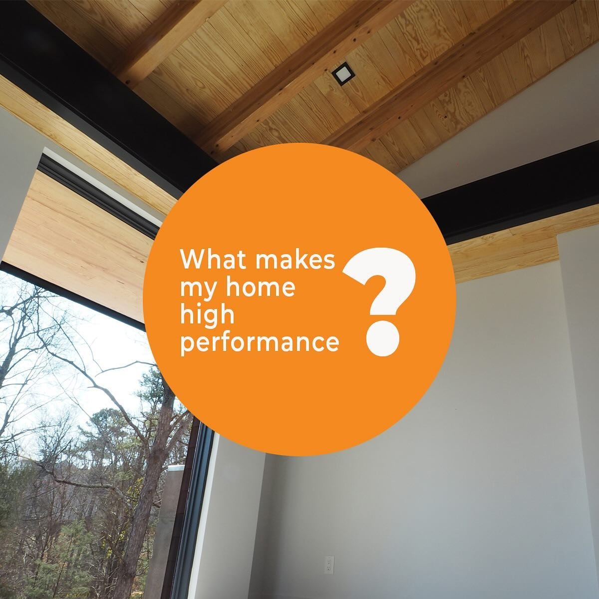 &ldquo;How do I make my house high-performance?&rdquo;

First Why?: Spend less energy, use renewable energy, provide for better air quality in your home, create a home that will last a lifetime. To design and build green is to design and build better