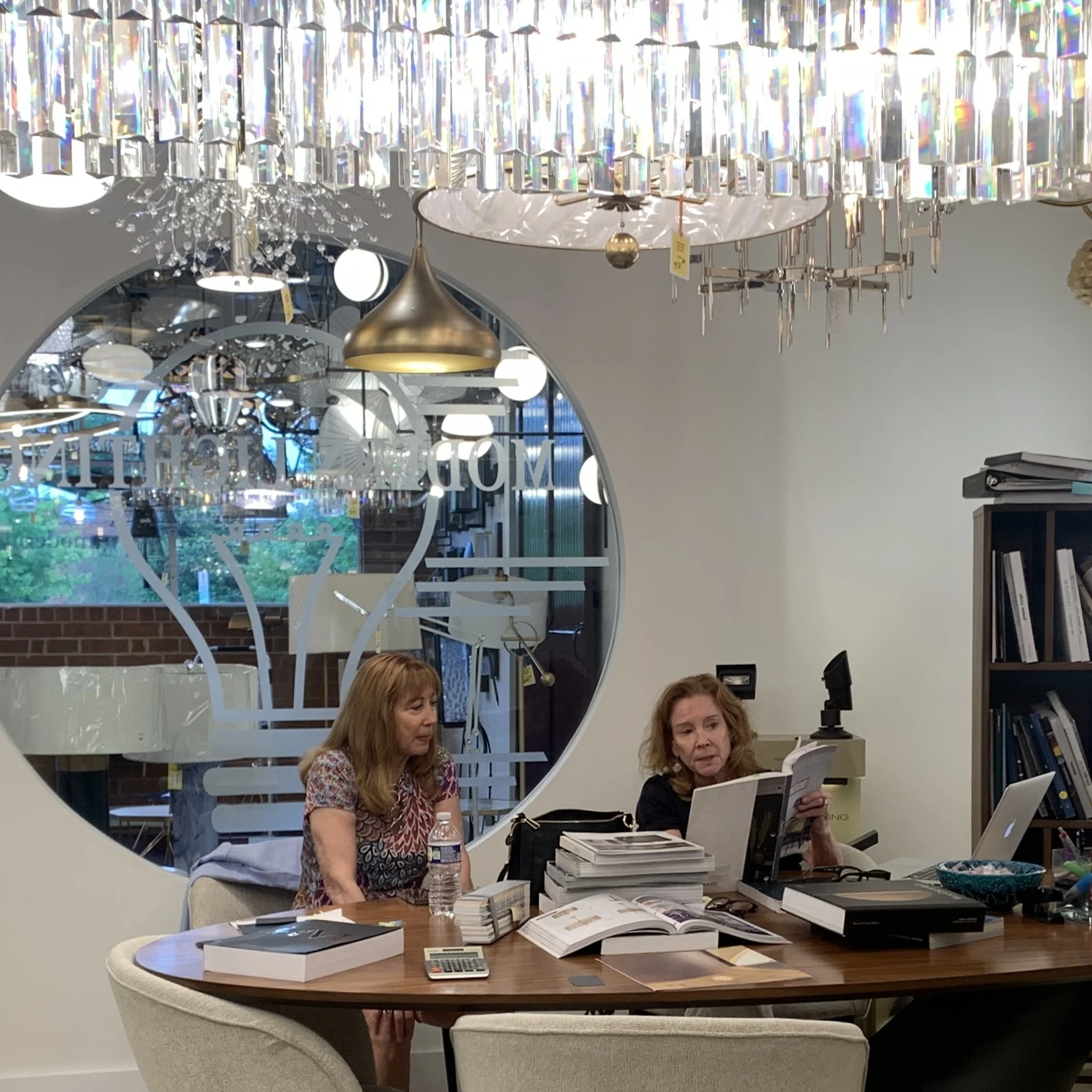 interior design modern home client showroom selections