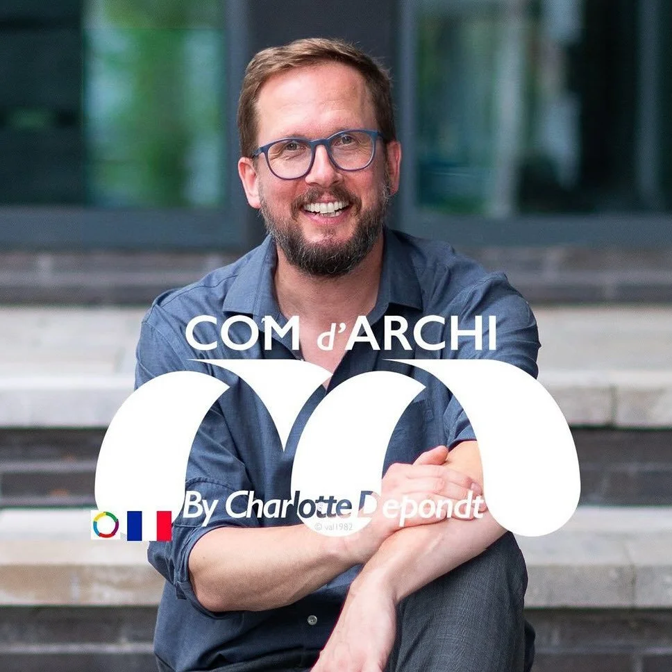 WHAT?! Toby speaks French? Listen to an interview with Anne-Charlotte Dupondt, doctor in History of Architecture in Paris on her bi-lingual podcast @comdarchipodcast! One episode is in English and one in French (&hellip; okay AI turned Toby speaking 
