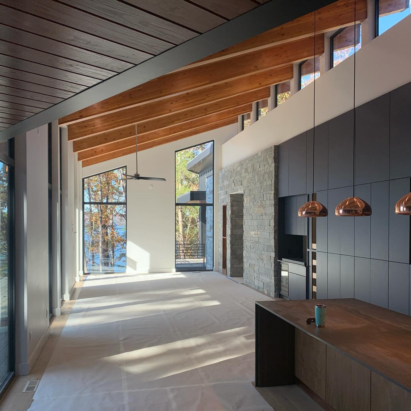 Our Alcyon project is already peaceful, even as work is getting done!
..
A shout out to @baasconstruction for making it happen!
..
slideshow: #alcyon #modernhome #customhomes #homedesign #luxuryhomes