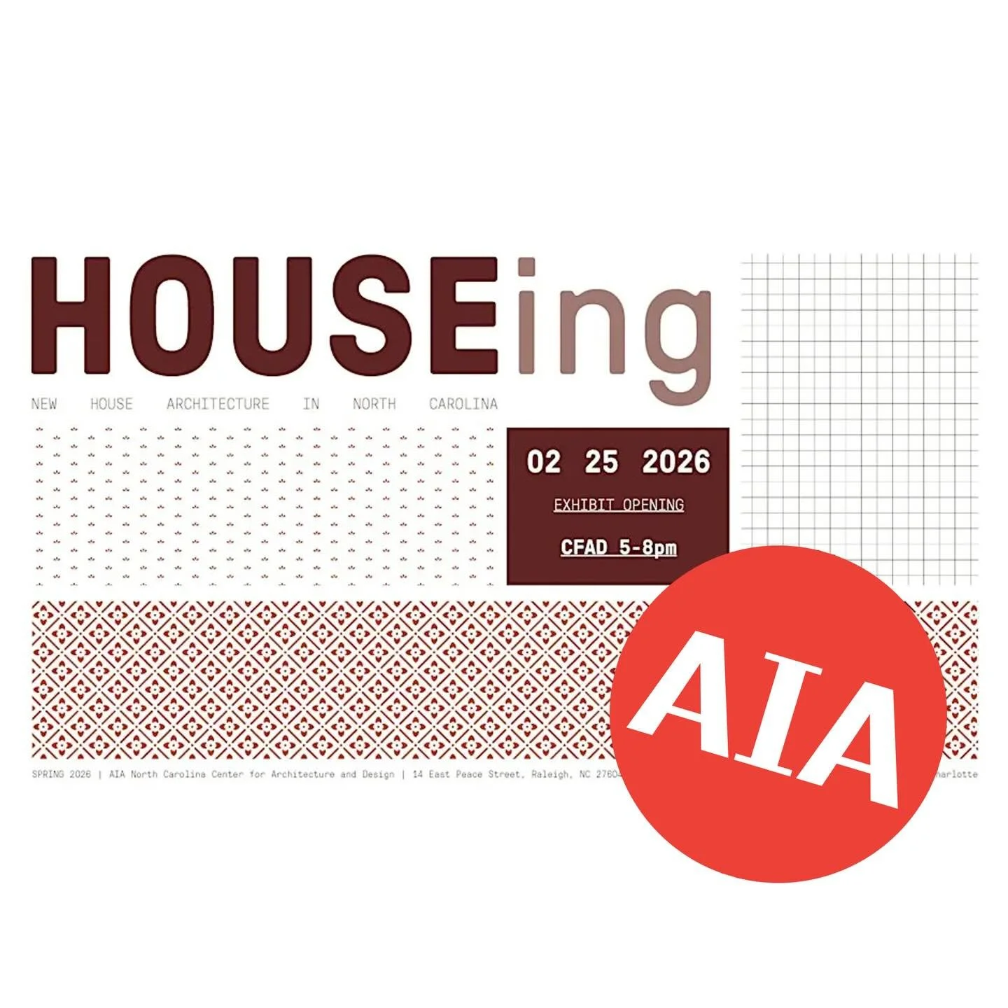 Our work is heading to Raleigh for an exhibit at the Center for Architecture and Design. Hosted by @ncarchitecture and sponsored by @cltarchitecture.
Join us for the OPENING!
..
👉👉 Follow the link in our bio to our event page for more details! 👈👈