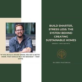 BUILD SMARTER, STRESS LESS: THE SYSTEMS BEHIND CREATING SUSTAINABLE HOMES - a conversation with Aimee Haasteaby and Toby Witte on Aimee&lsquo;s podcast LOUDER THAN GREEN!
..
👉👉 find it wherever you listen to your podcasts AND on YouTube 👈👈
..
#bu
