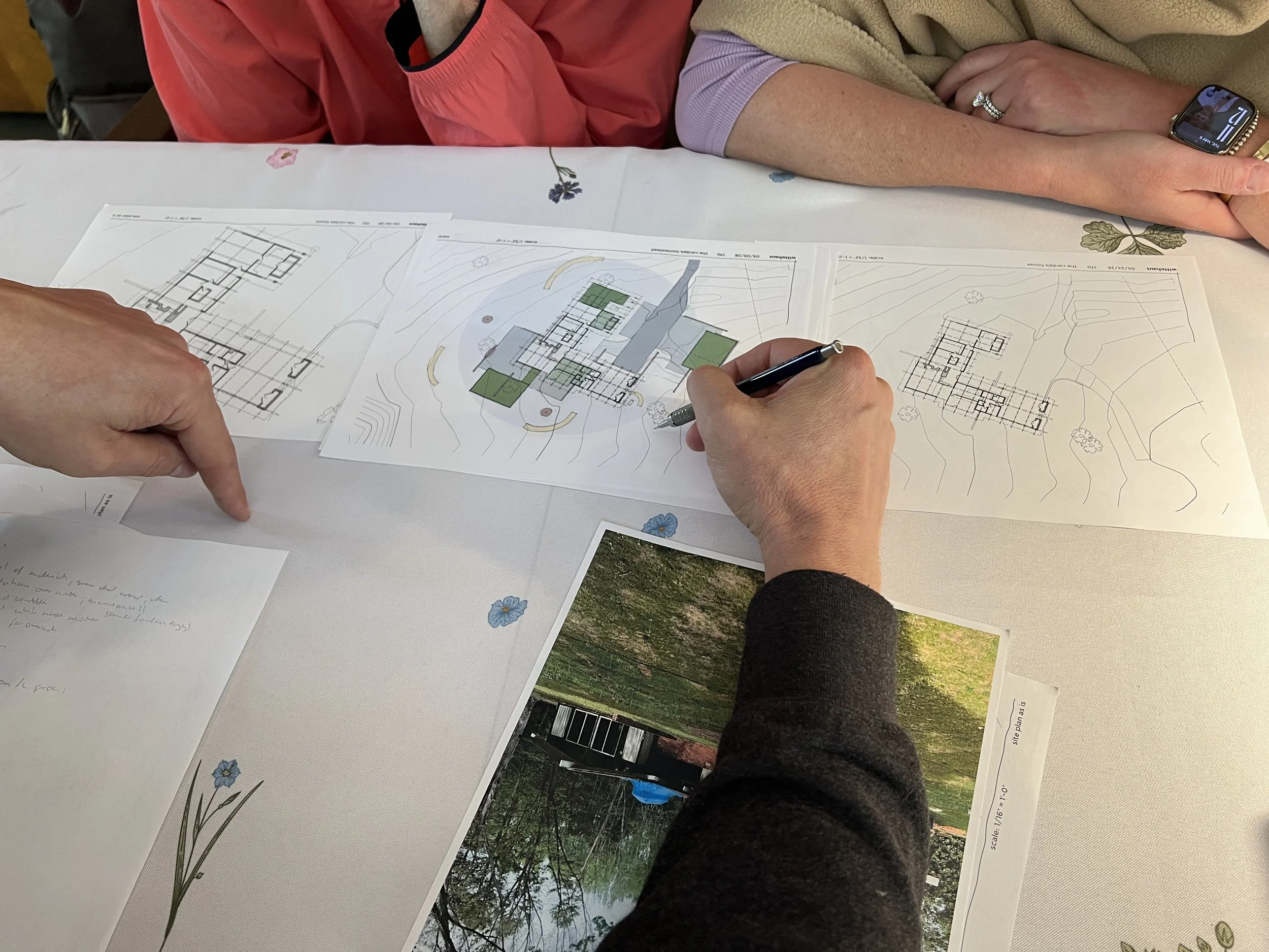 schematic design architect client meeting