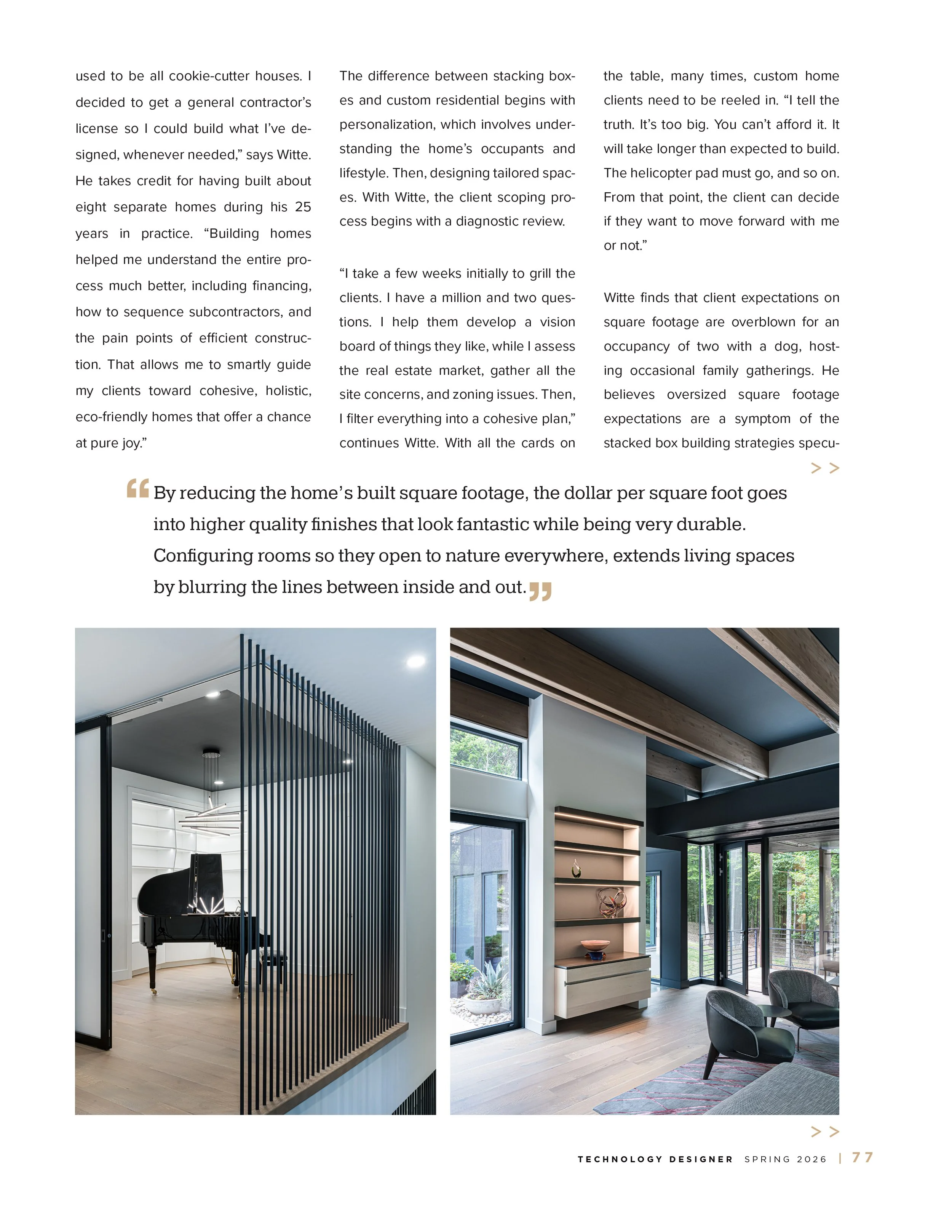 publication magazine article press news background info toby witte wittehaus
