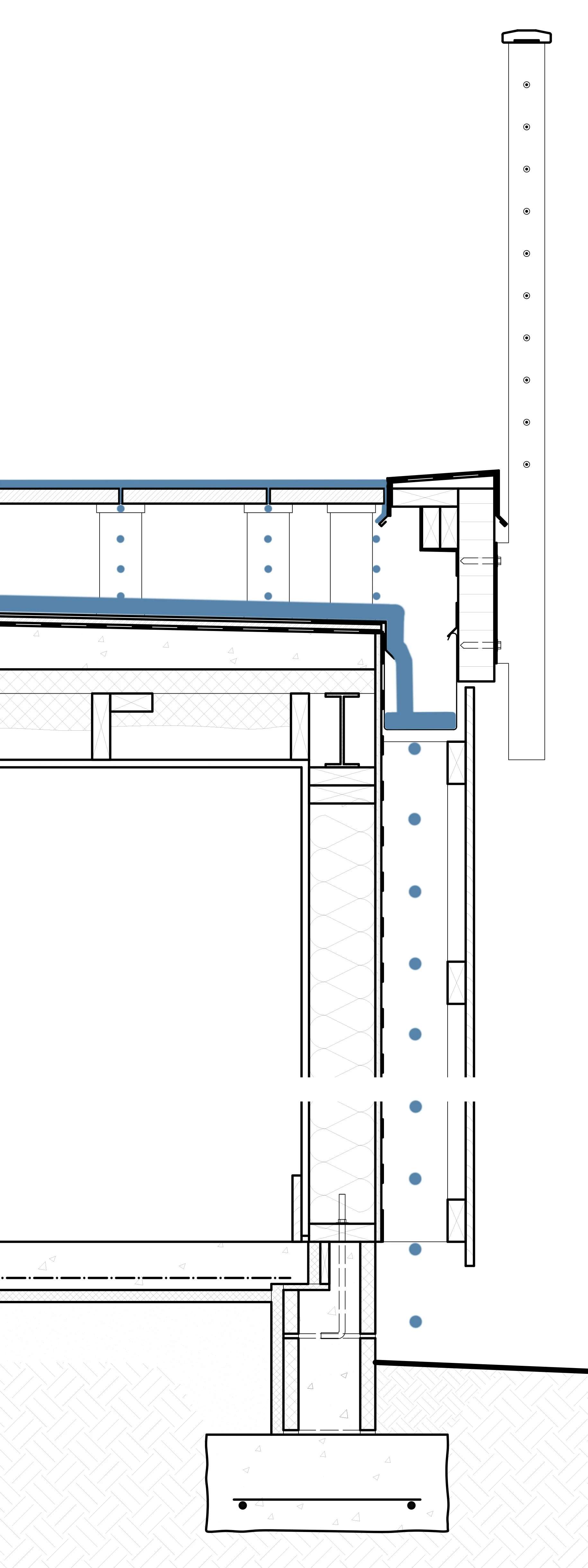 how to do roof terrace deck explain diagram drawing details