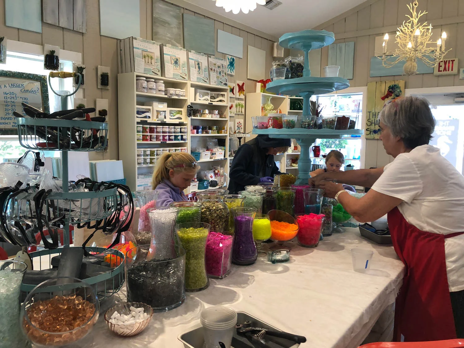 The Shard Shop kids art class