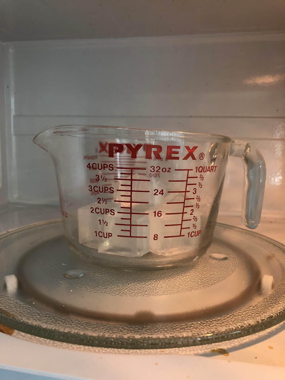 microwave melting of clear soap