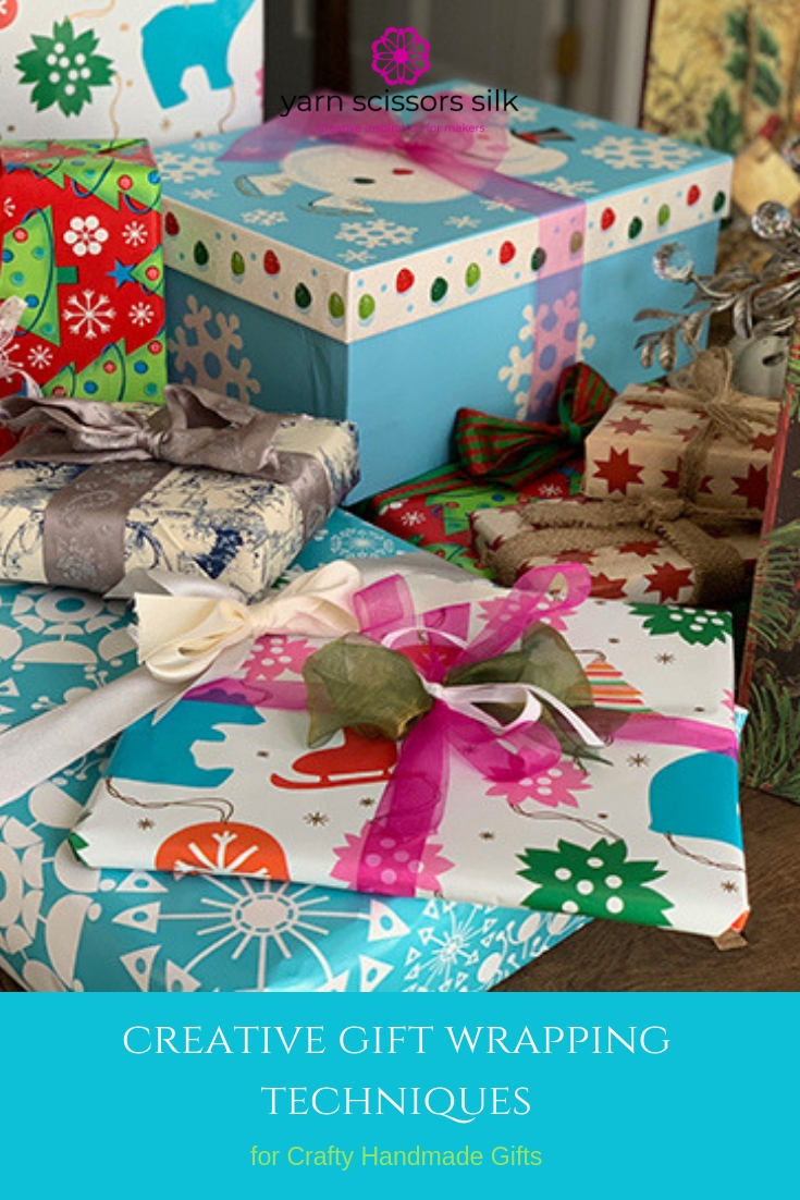 Creative gift wrapping techniques for crafty handmade gifts.