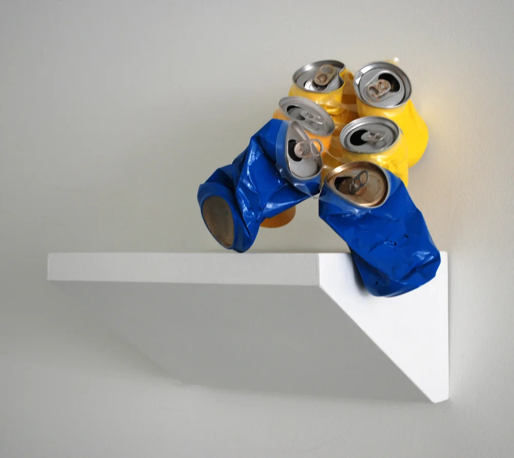 Two Blue for Yellow Cans