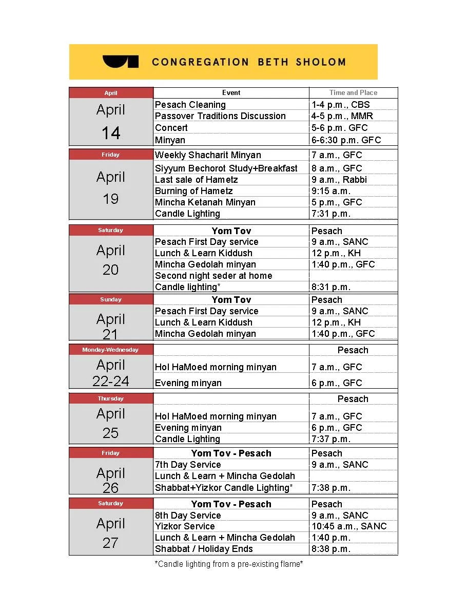 Pesach Schedule - CBS 2019 - Schedule.jpg