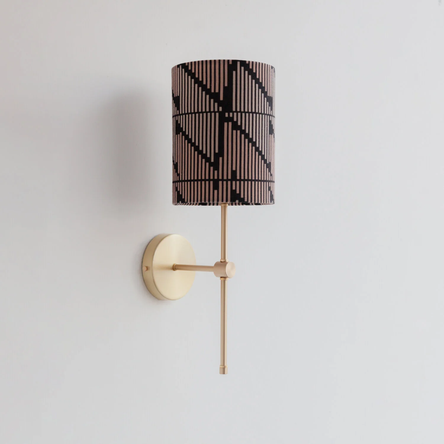 "Murphy" Fabric Shade Wall Light — Spark & Bell Handmade and