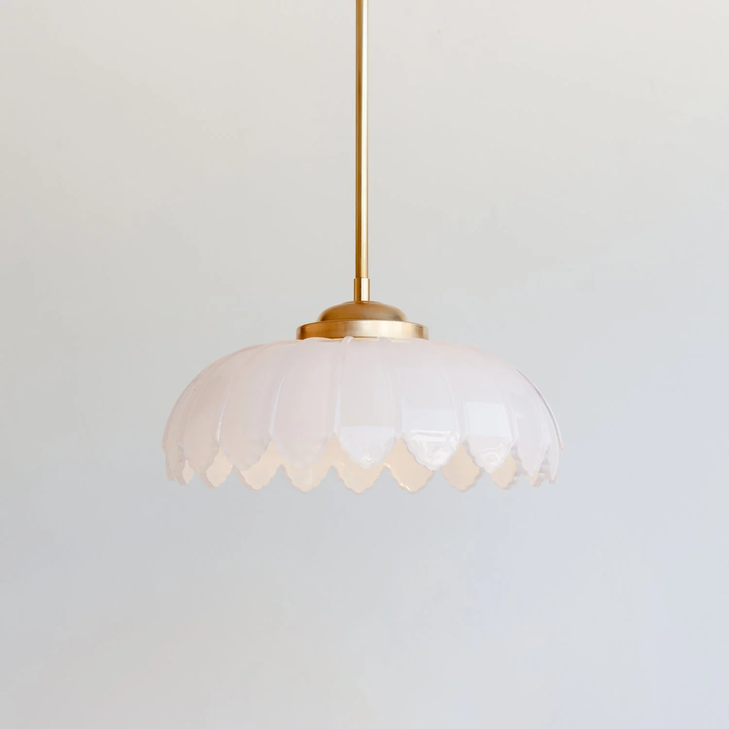 Opal Glass Large petal Pendant light 