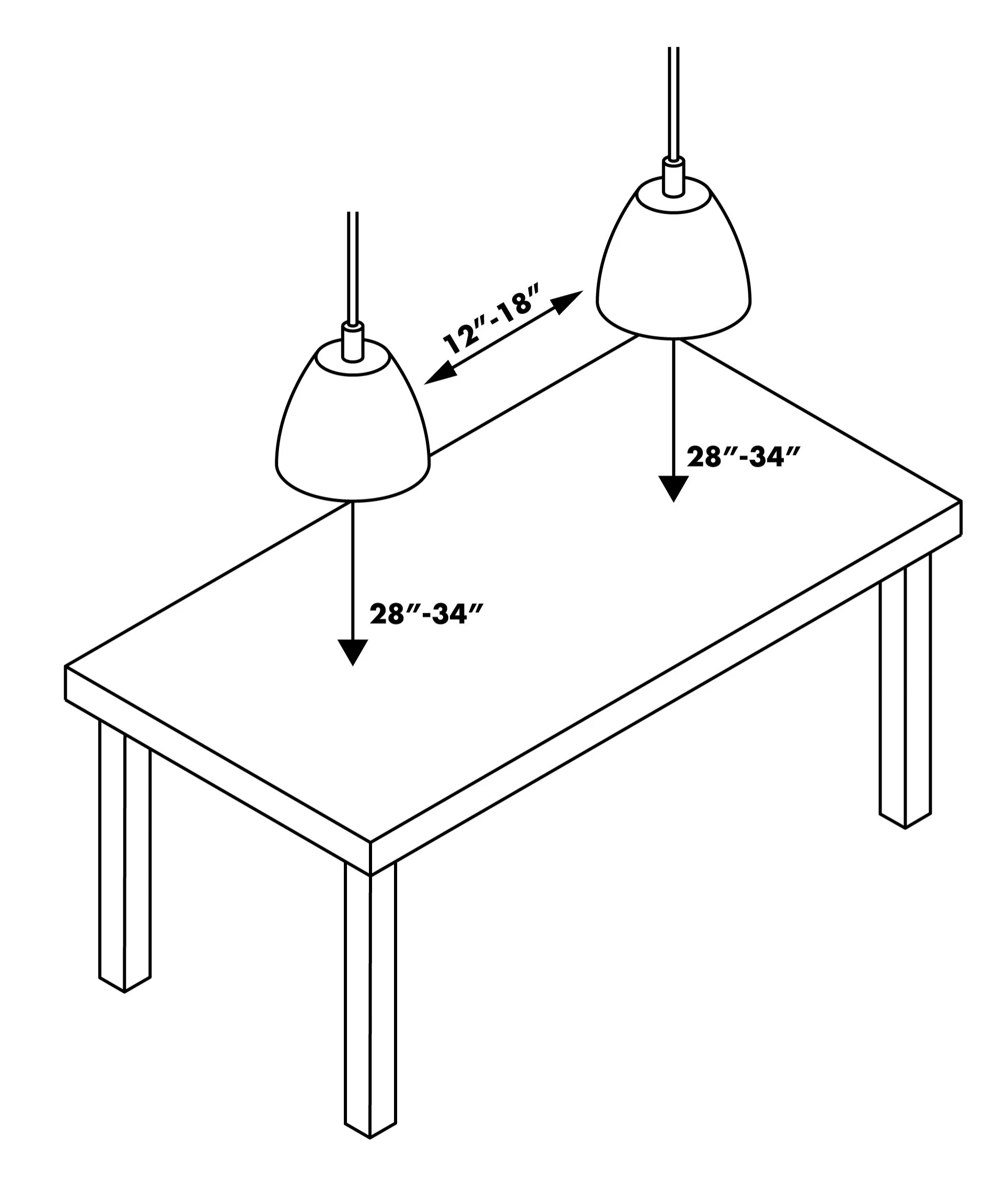 How Low to Hang Pendant Lights Over Dining Table: Expert Tips