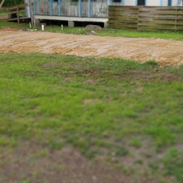 Small mobile home pad. Need dirt work? Contact us for a quote. (832) 768-4433 www.kasske.com