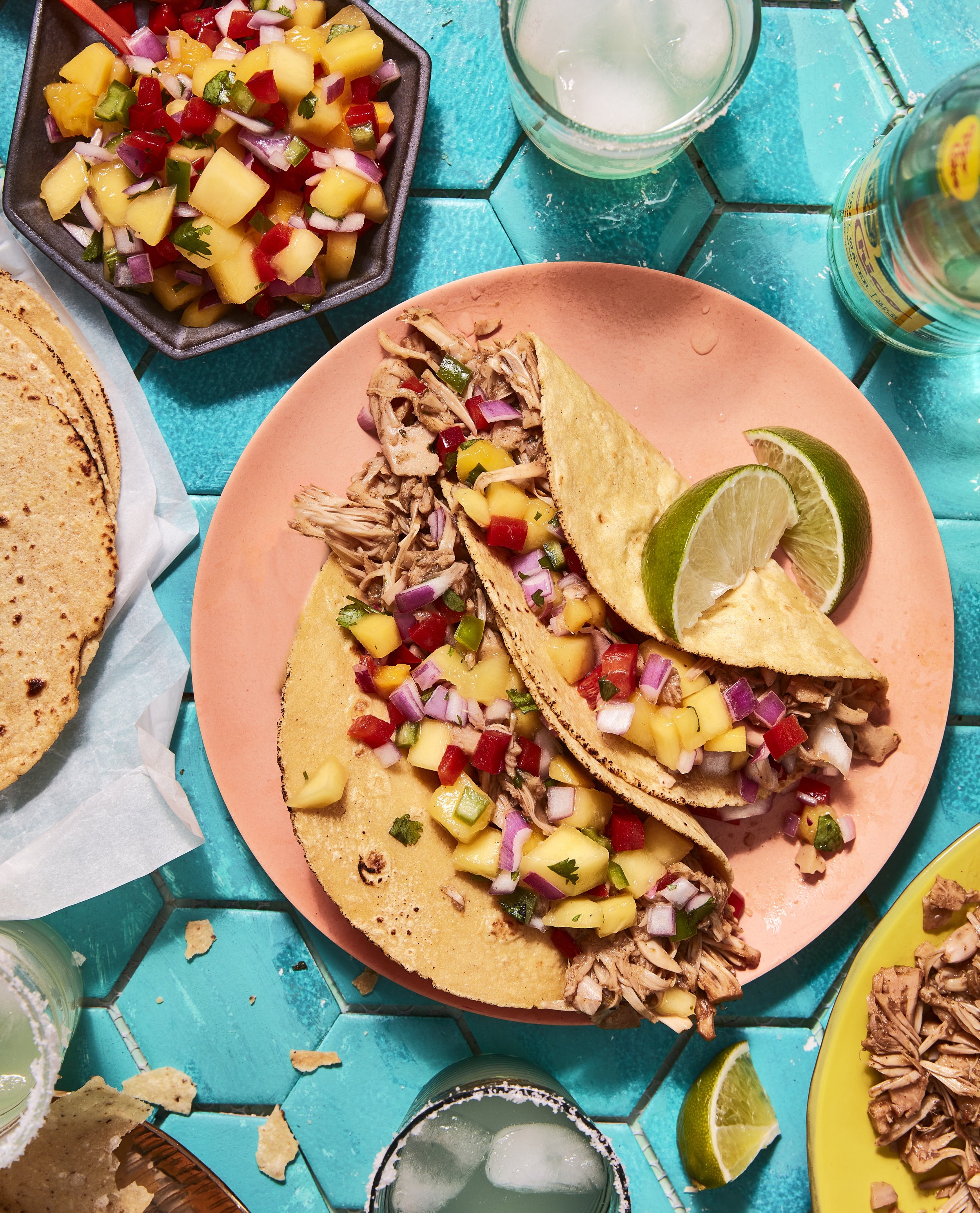 Mango Jerk Jackfruit Tacos