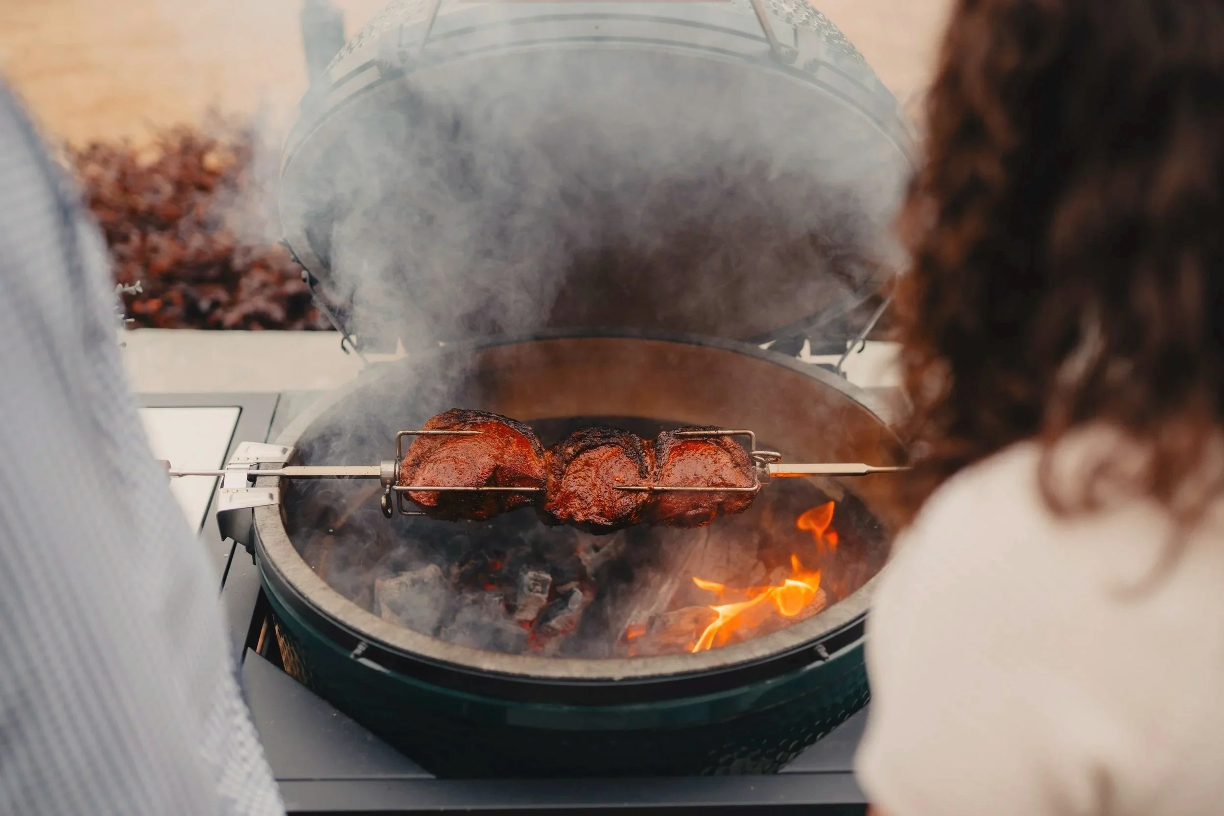  Big Green Egg Rotisserie Campaign 