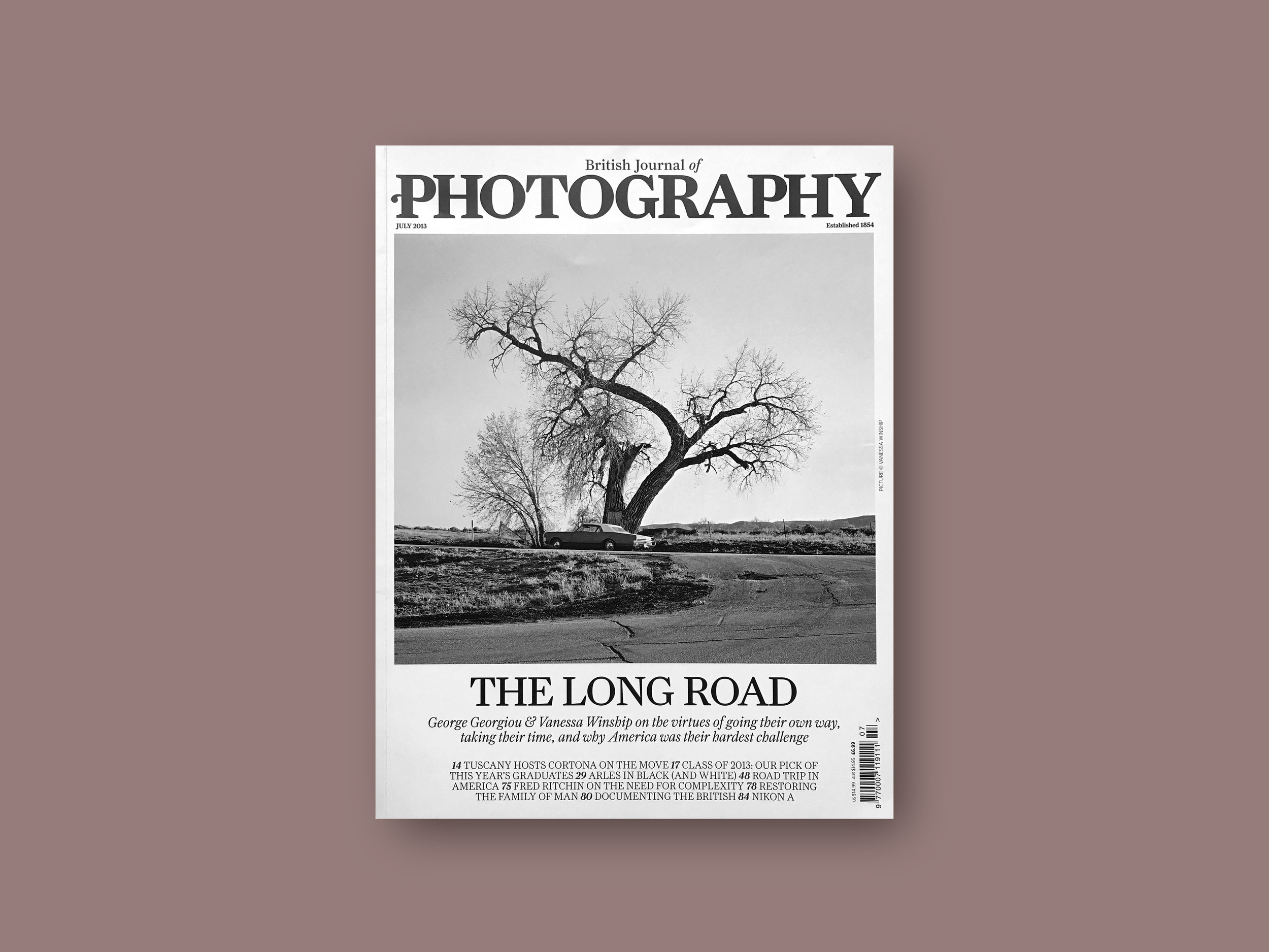   2013   British Journal of Photography  (UK) Issue 7814,&nbsp; 'Graduates'  