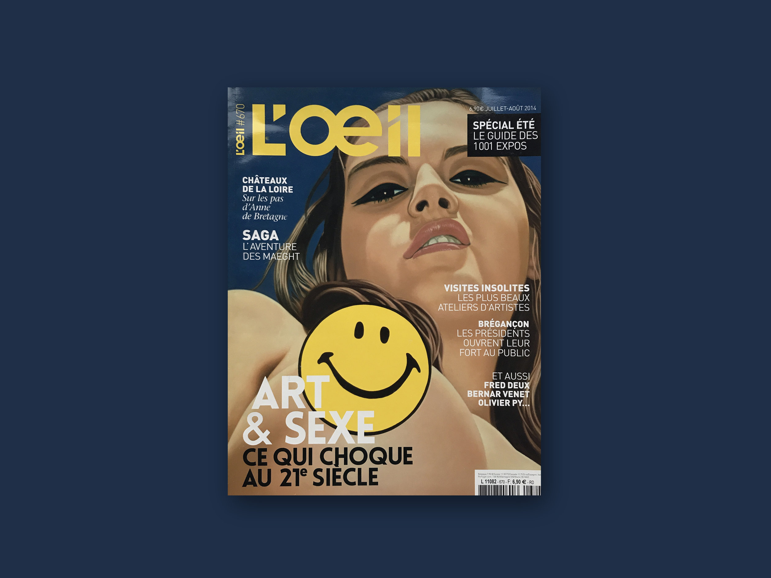   2014   L'oeil Magazine, &nbsp;(FR) Issue 670, ' L'image Du Mois'   