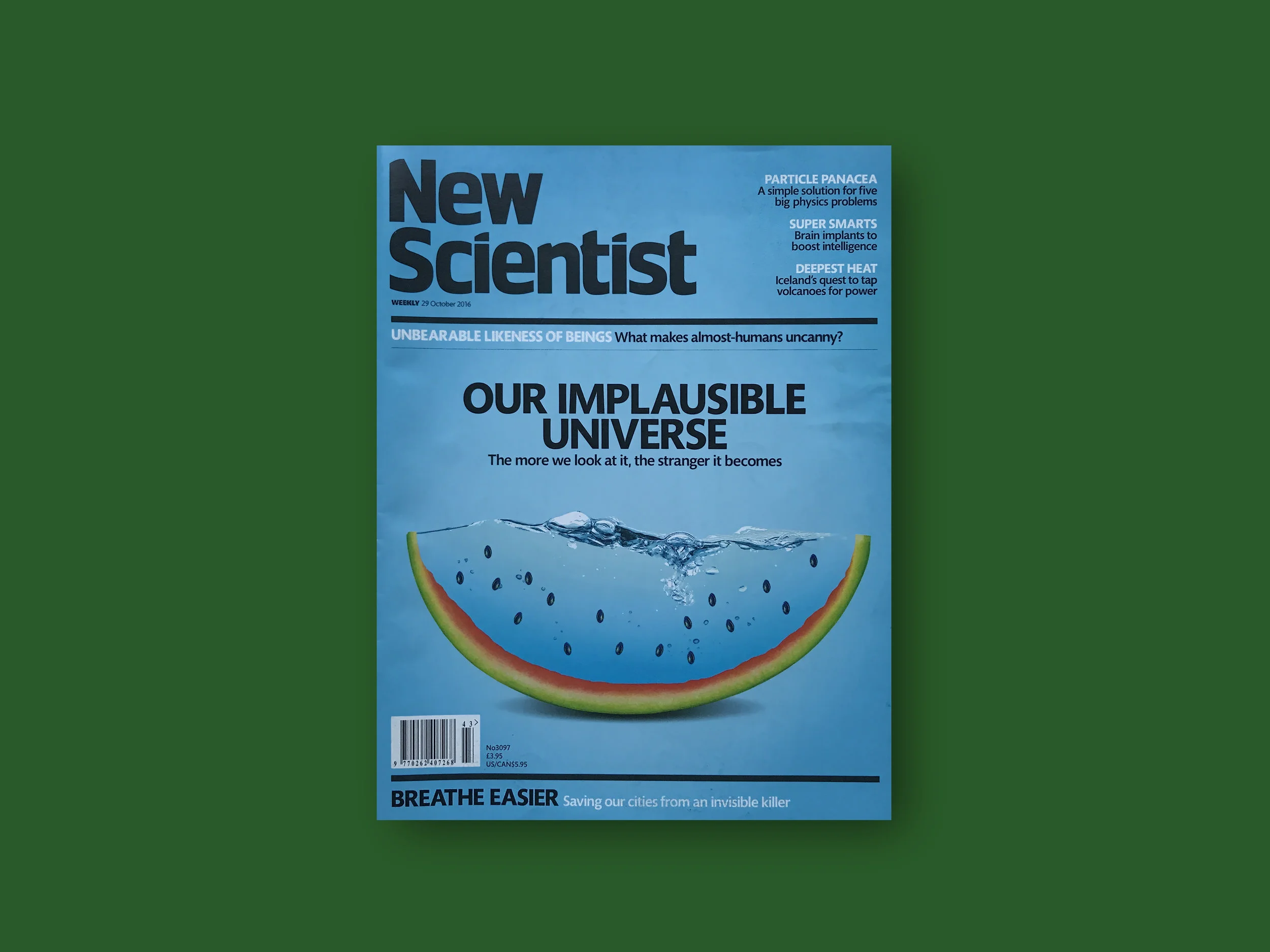 2016 New Scientist, (UK) Issue 2097, ' Our Implausible Universe'