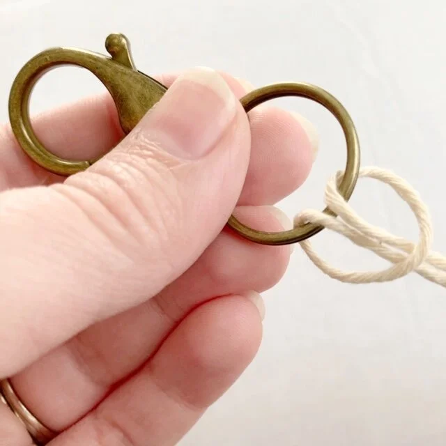 DIY Macrame Keychain — Mrs. Scrib