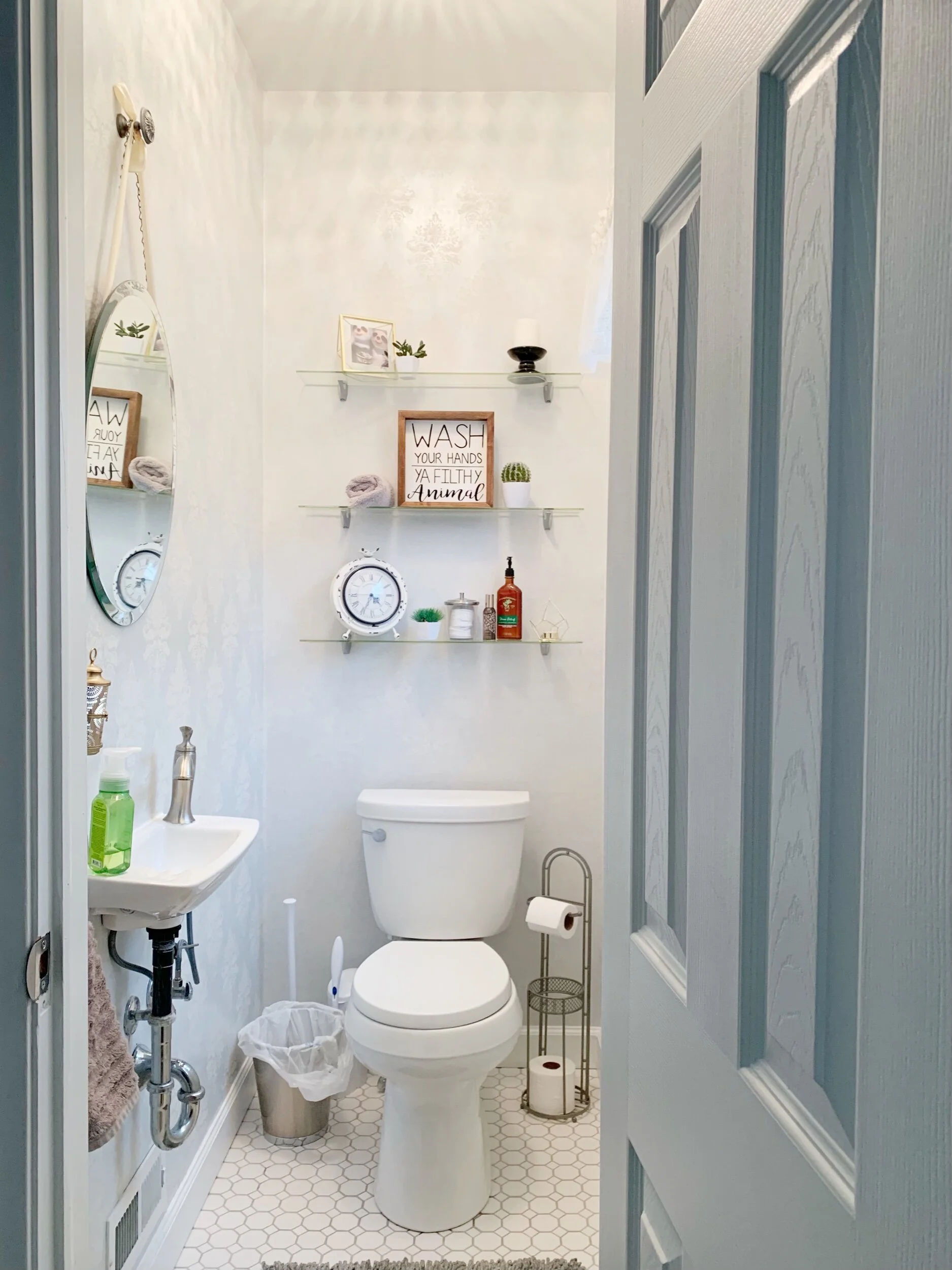 One Room Challenge Week 1: Half Bath Makeover