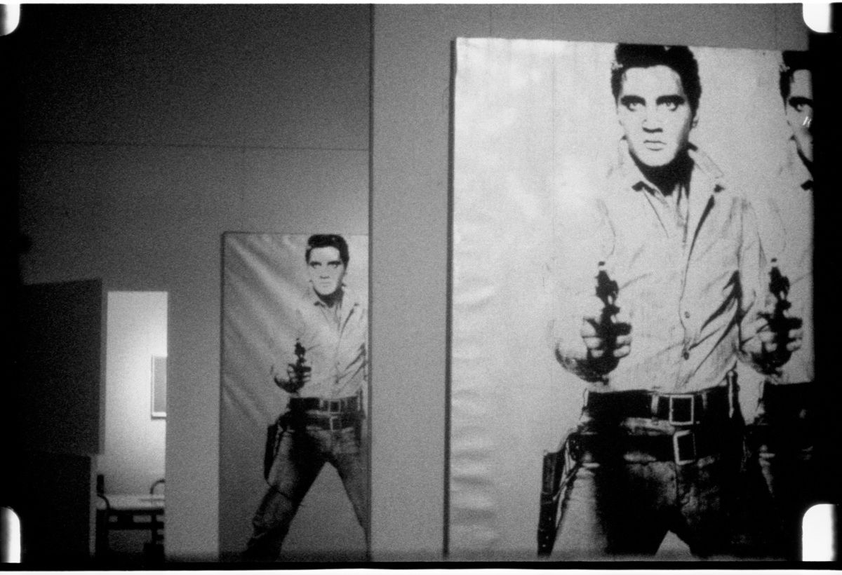 Elvis at Ferus (1963) by Andy Warhol