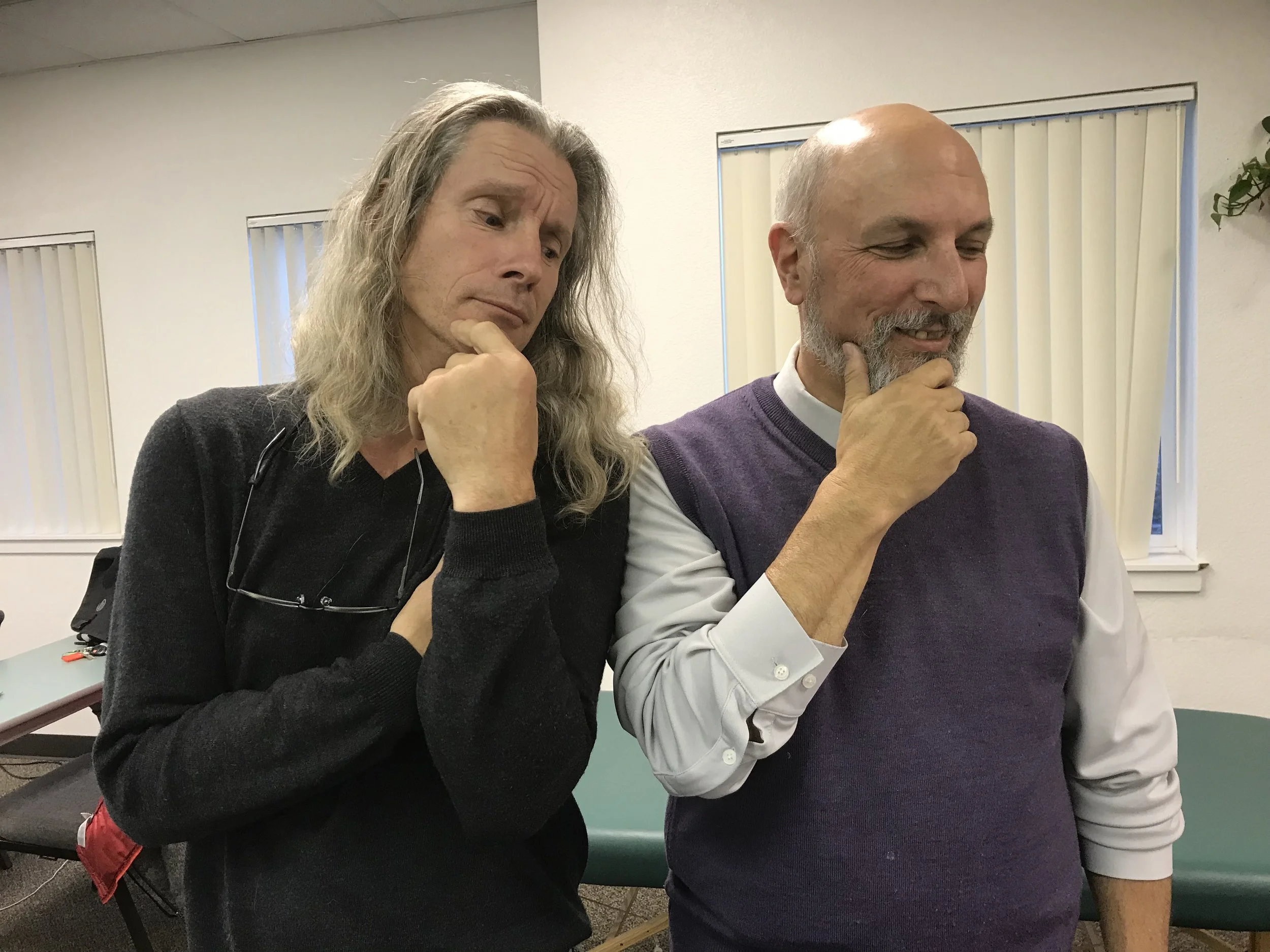 Chip Chace & Dan Bensky teaching in Boulder