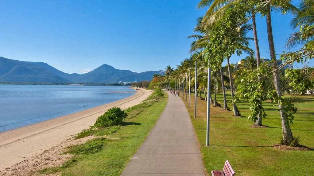 Cairns Esplanade..During dry season! Credit: Cairns Post