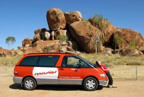 Spaceships Alpha at The Devils Marbles, NT