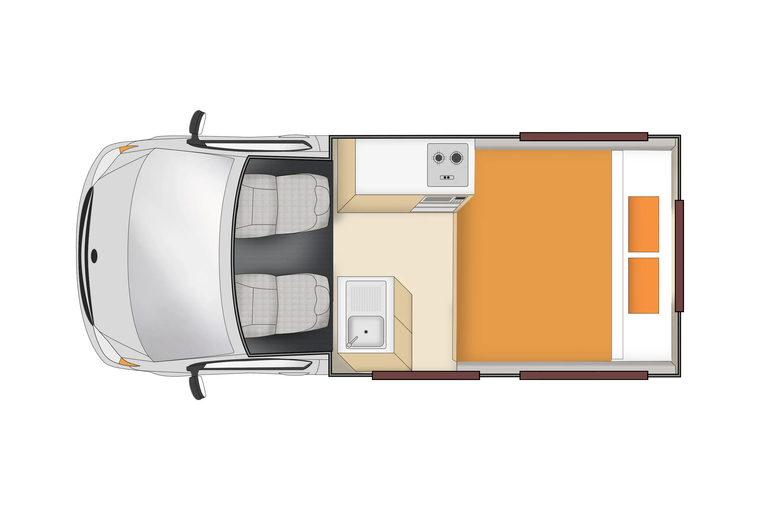 Hightop floor plan