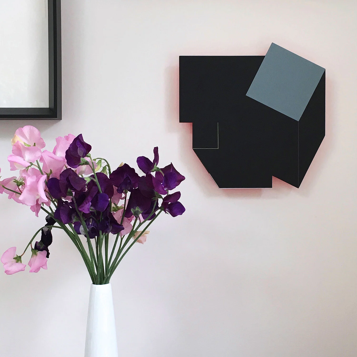 Element - original painting on shaped aluminium by Amanda Wilkinson