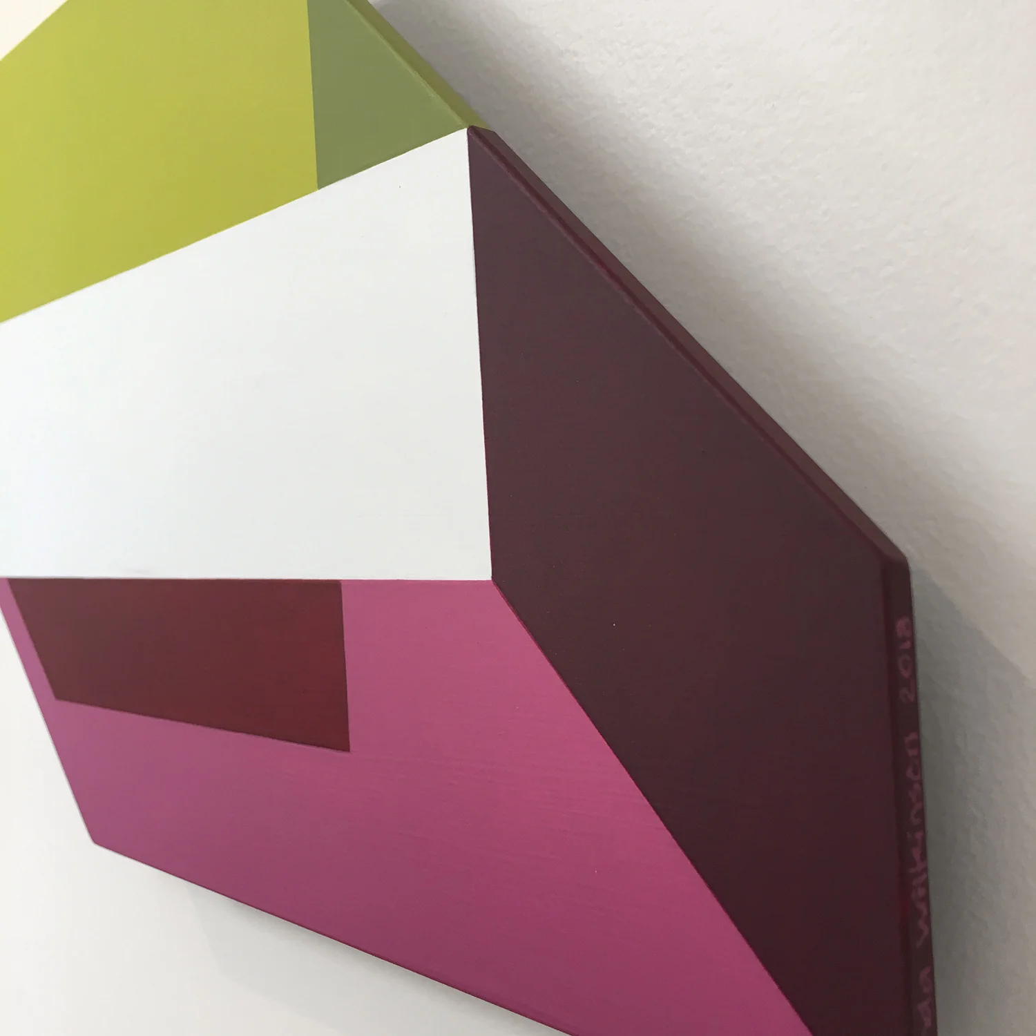 Detail of Speculate - original wall sculpture by Amanda Wilkinson (amandawilkinsonart.com)