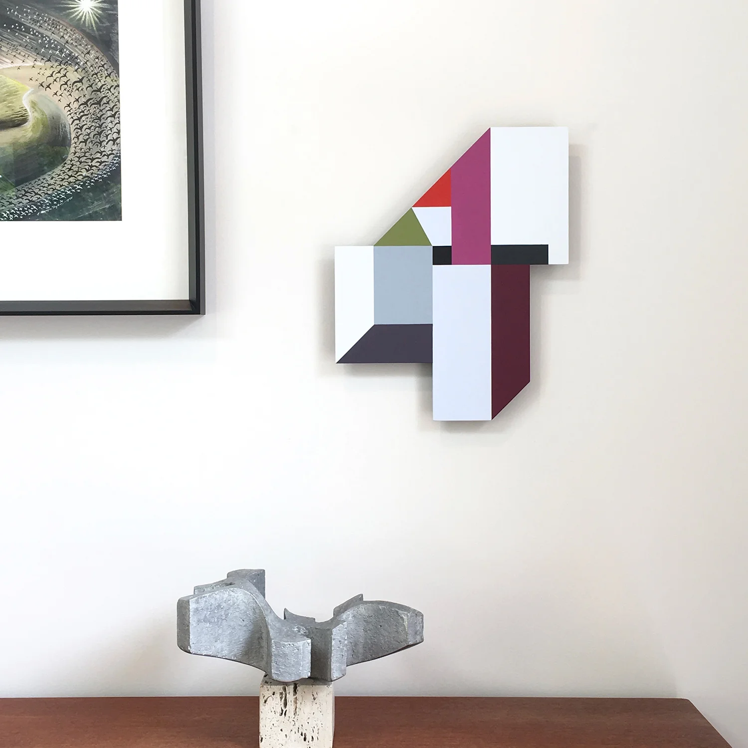 Conglomerate - original wall sculpture by Amanda Wilkinson (amandawilkinsonart.com)