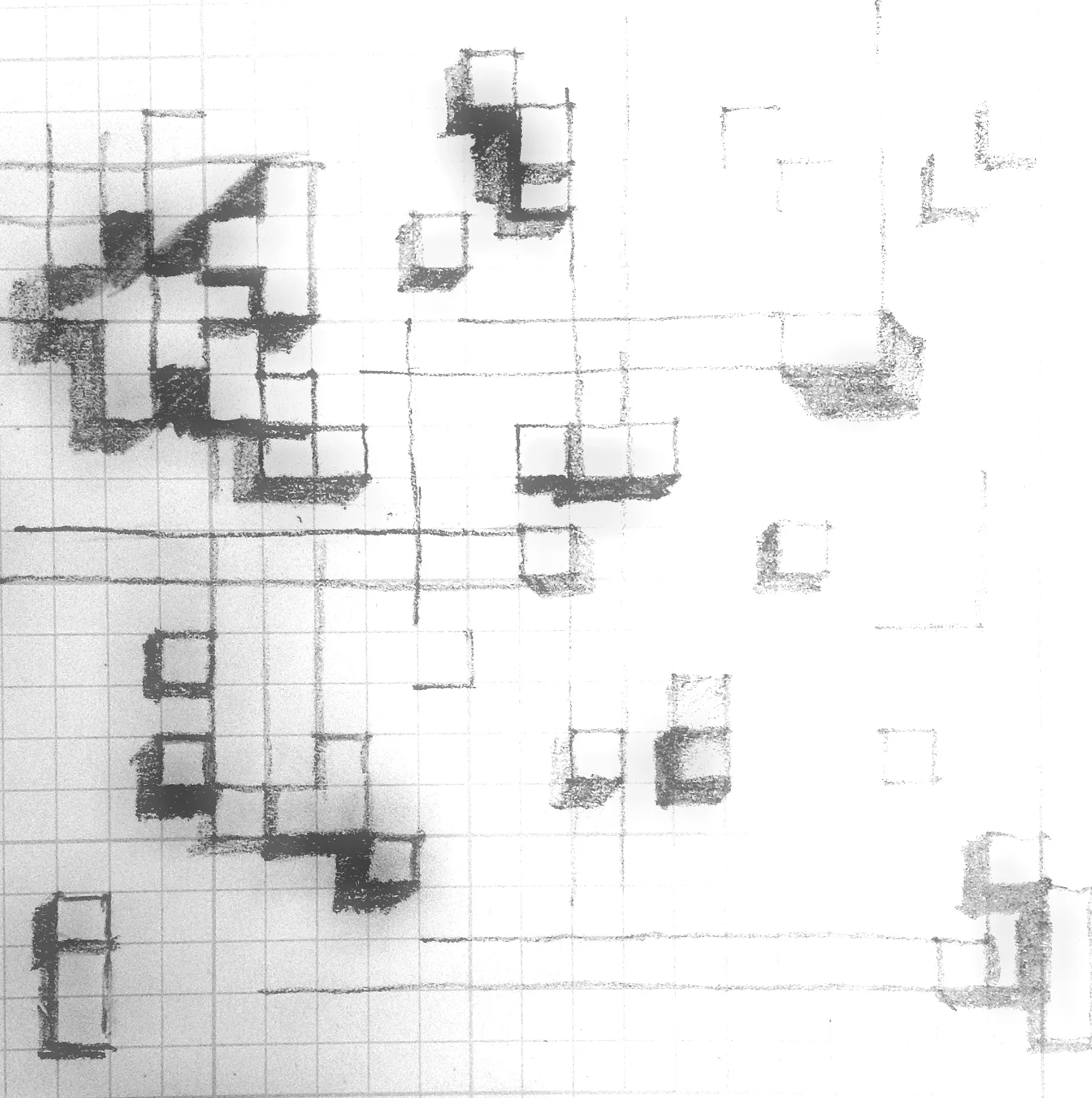 A quick sketch I made from a video of a moving wall - read more about that in my previous blog Inspiration from unusual sources , to understand the completely different way that I came to be creating work that is quite similar.