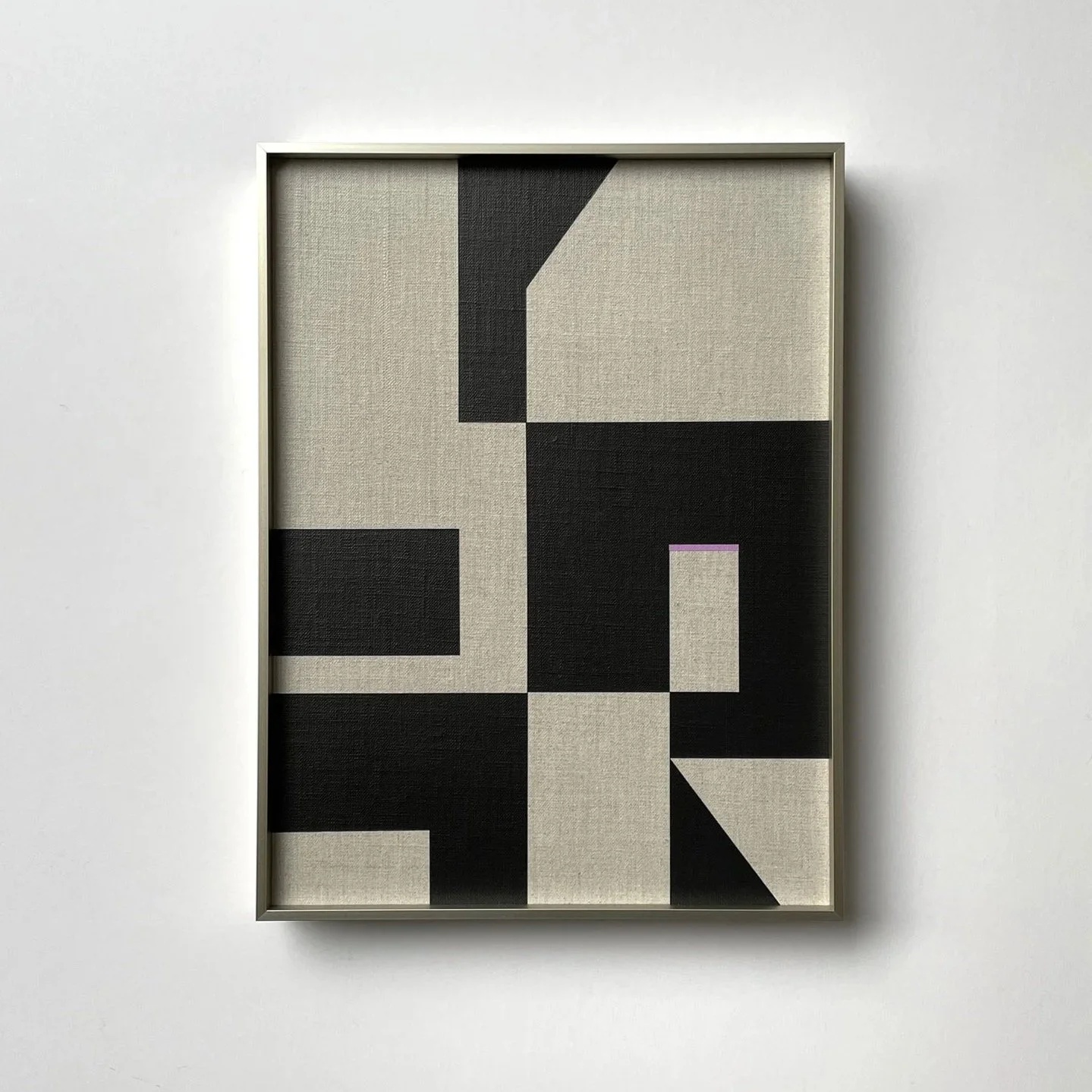Shadow Forms (Sherbet( - original painting on linen by Amanda Wilkinson