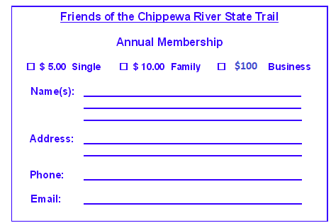 To obtain an annual FCRST Membership, please fill out and send form / fee to: c/o Ann McKinley 707 E. Tyler Avenue Eau Claire WI 54701