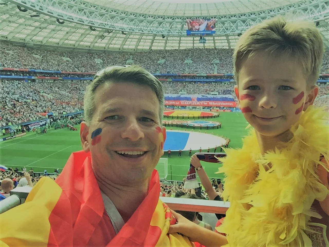 Russia versus Spain, World Cup 2018