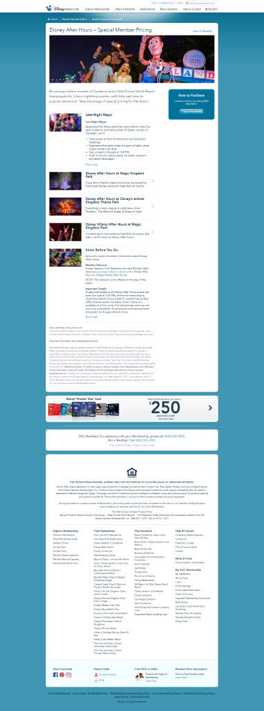 Disney  - Special Event Copy