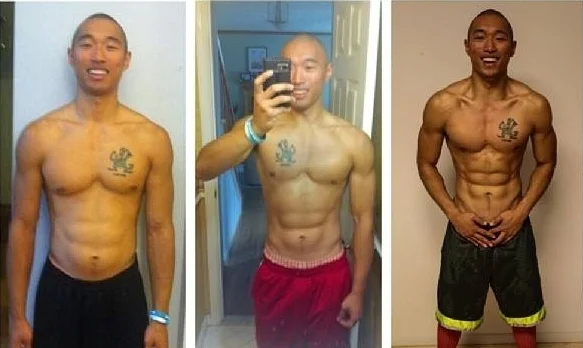 Back when I had no hair lol. This was an 8 week transformation I created for myself. I went from 158 to 164lbs but dropped from 11% to 7% body fat. Results may vary, but change can happen for you too. And this is when I barely knew anything about nutrition.