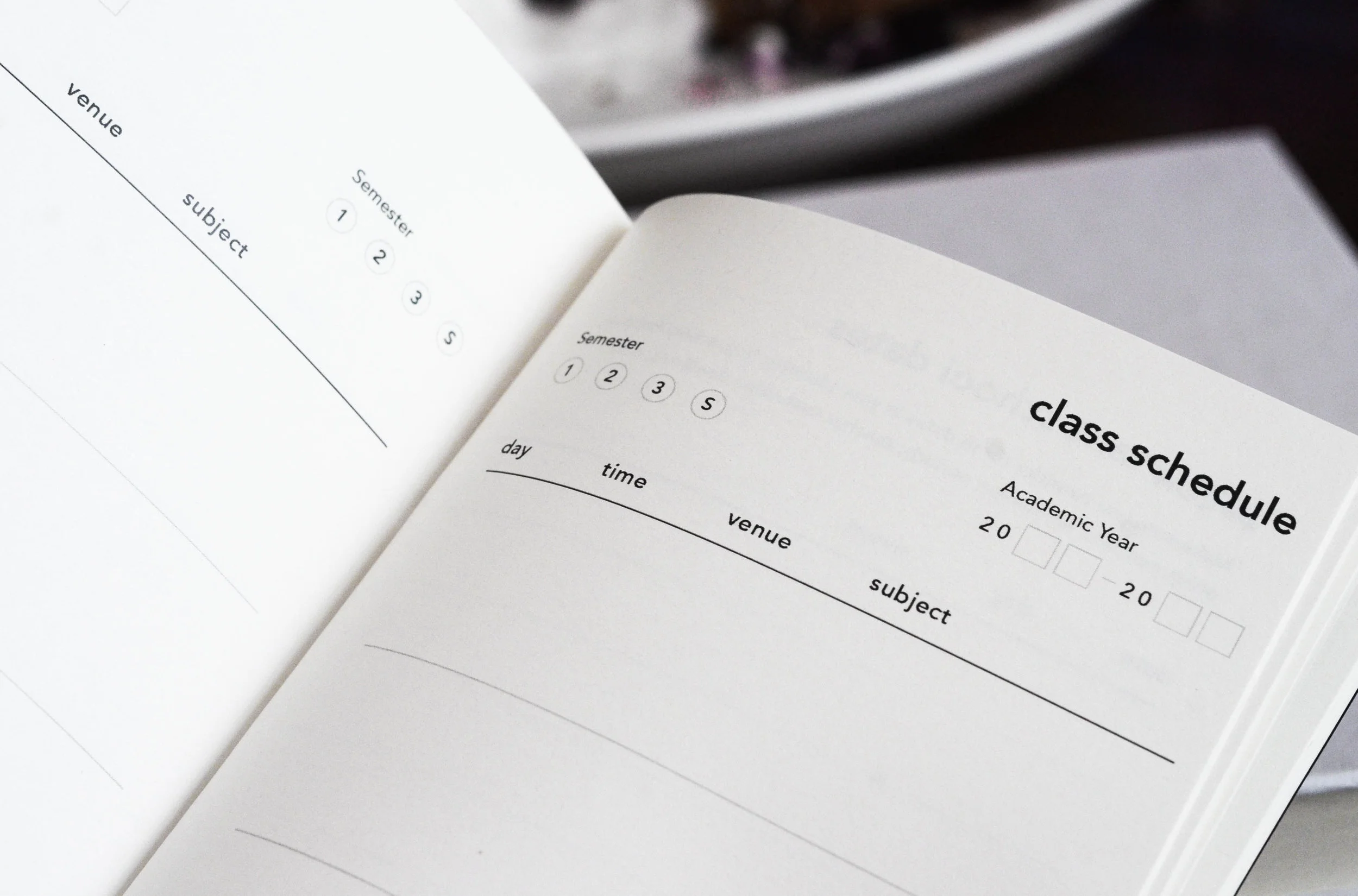 Class Schedules