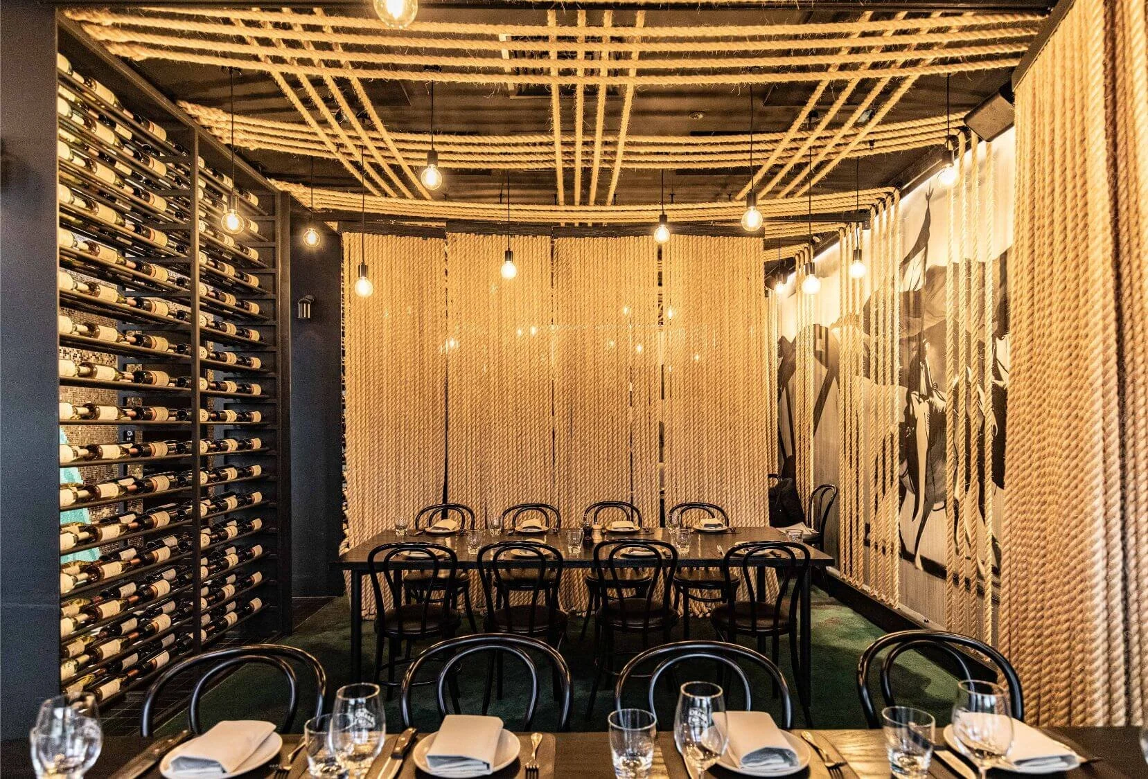 Function room at Asado, Melbourne
