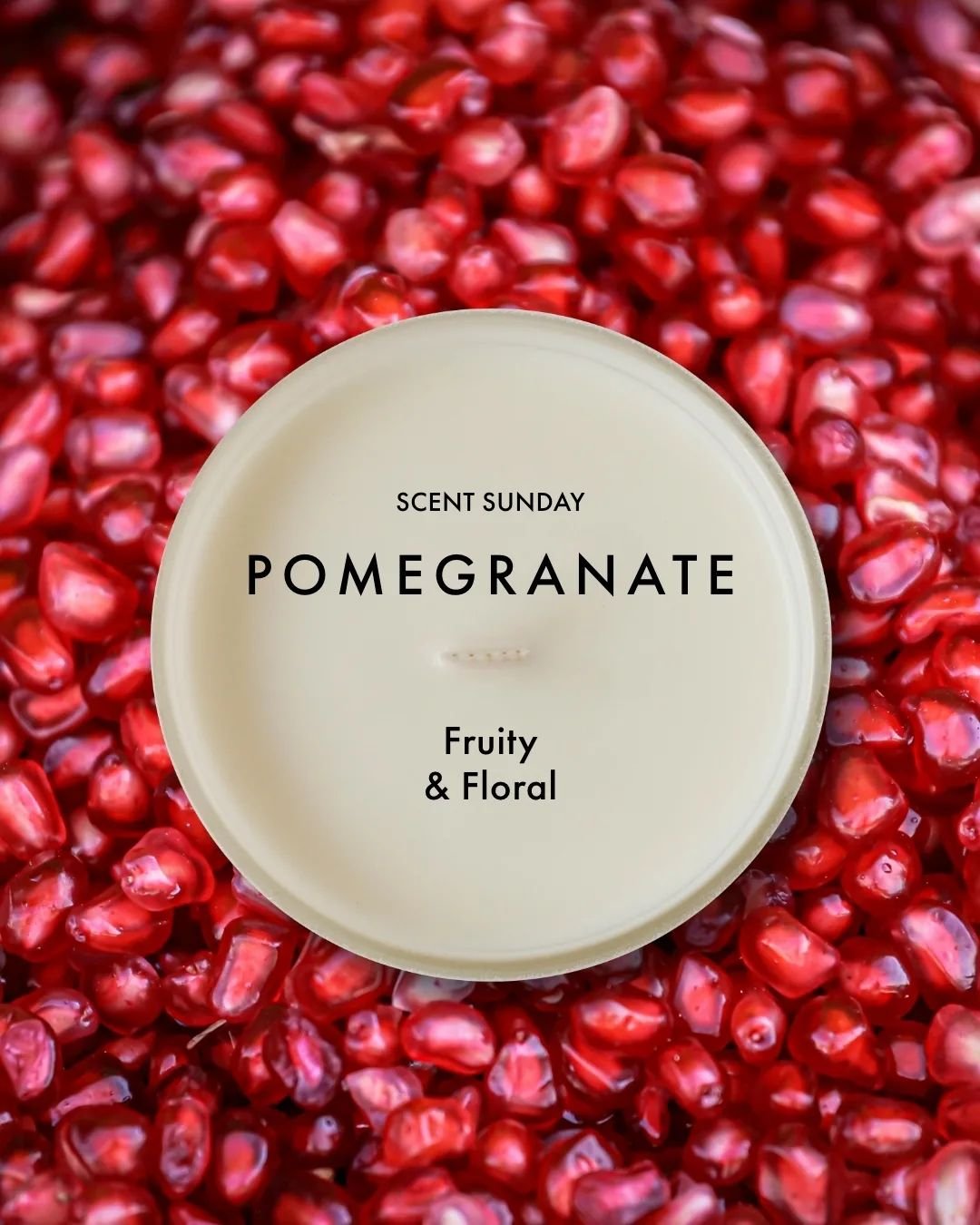 Another Scent Sunday for you - this time we're looking at Pomegranate, and we've certainly got the weather for this floral, fruity fragrance ☀️🌸🍓.

With top notes of pink peppercorns and lime, and base notes of tobacco and amber, Pomegranate is a m