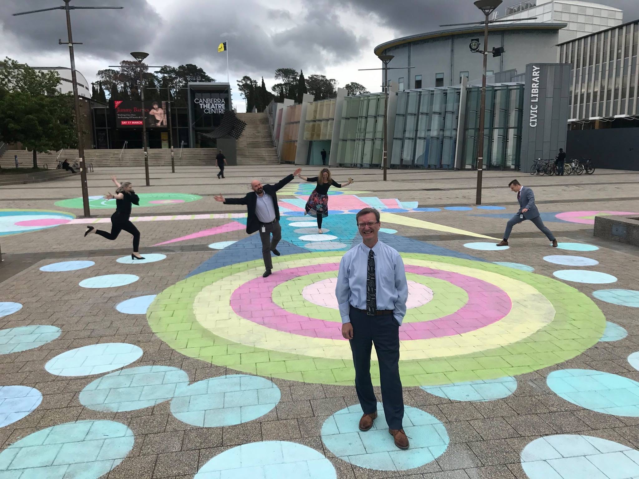 We Dance Together Installation | Civic Square | 2017 | Gordon Ramsey MLA & Staff