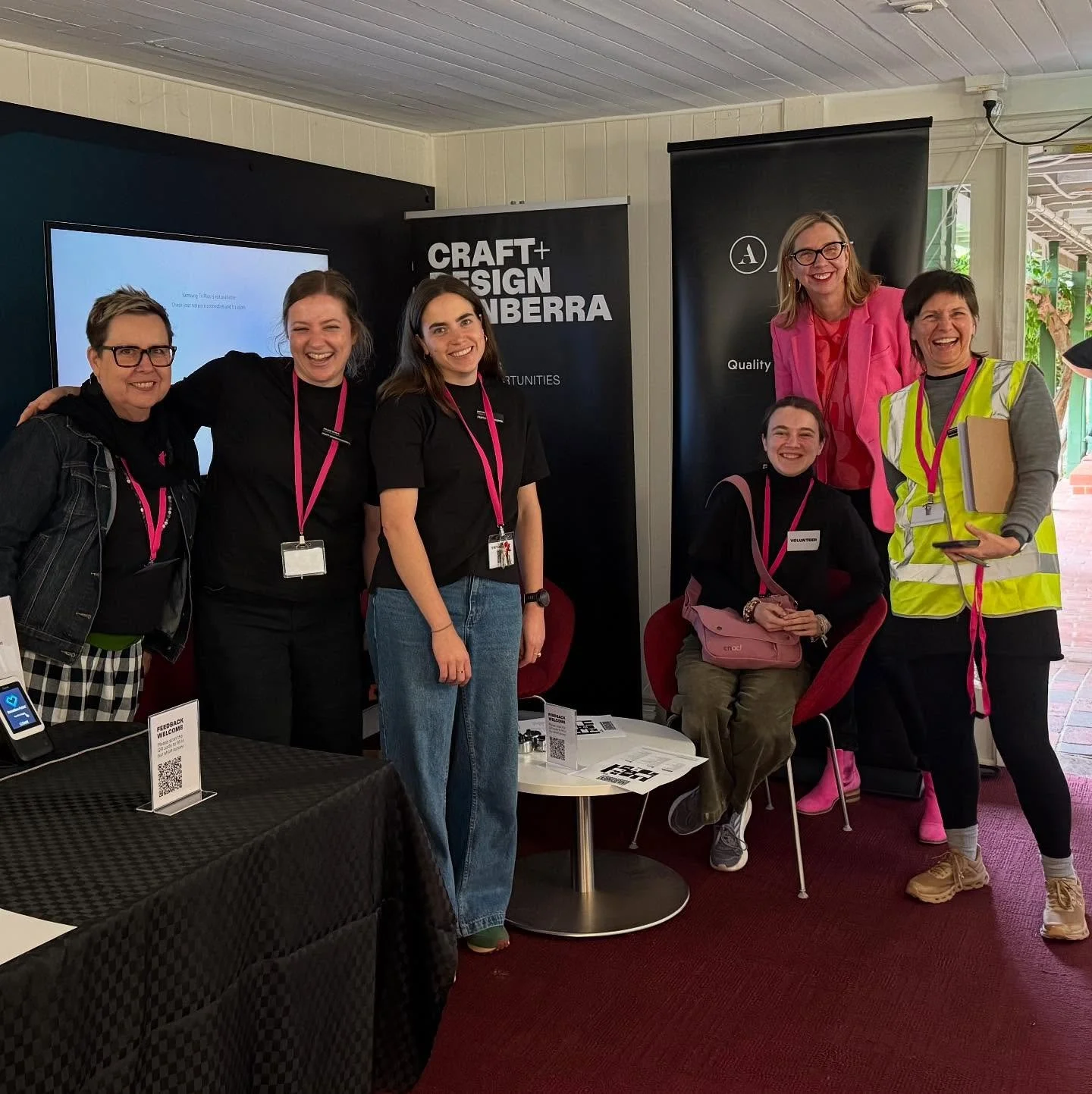 Super proud of team @craft_design_canberra! These incredible peeps have been working everyday and many nights for over a month to support Canberra creatives with the Open Studios program, Undercurrent Design market, Capo talks, Members exhibition and