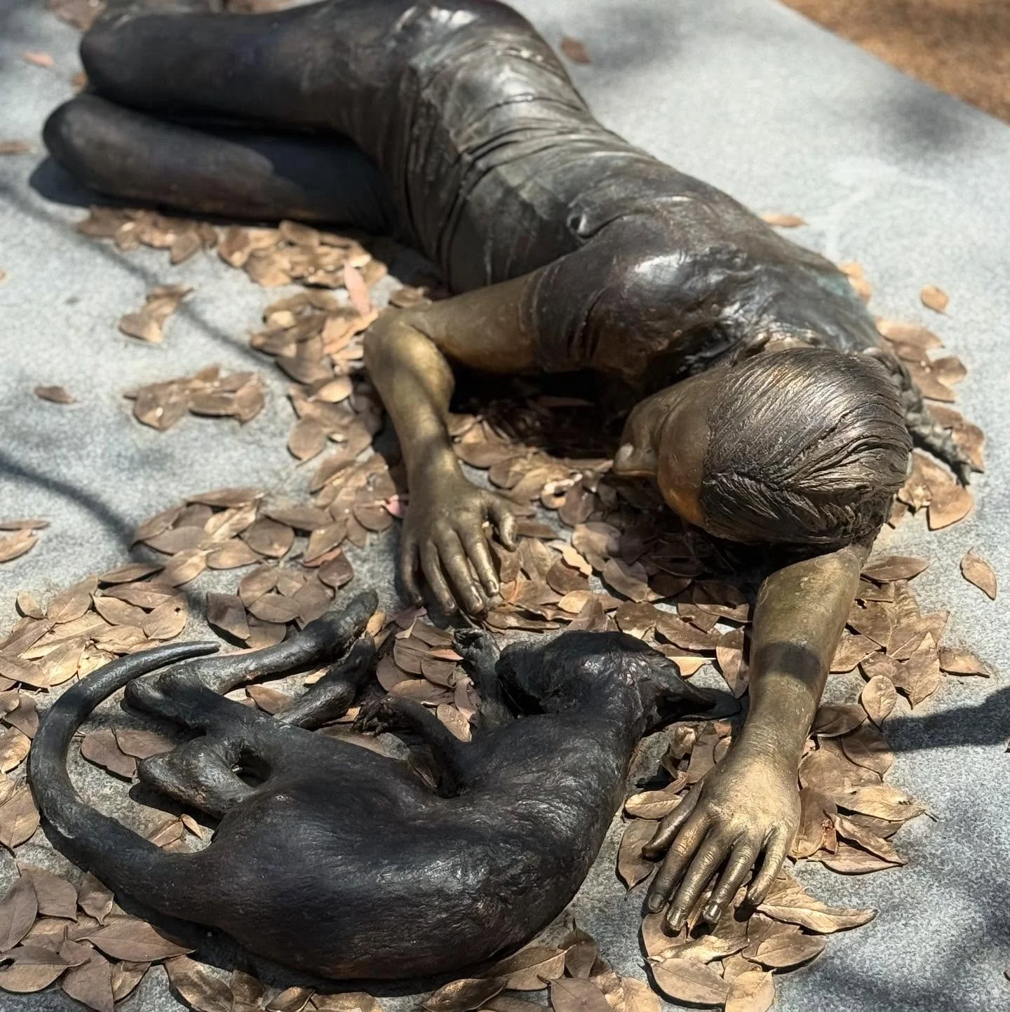 Such a pleasure to launch @becsellecks amazing  and moving sculpture &lsquo;Fallen Leaves&rsquo; at Namadgi Visitor Centre this morning.  A collaboration between @craft_design_canberra  and @actparks.