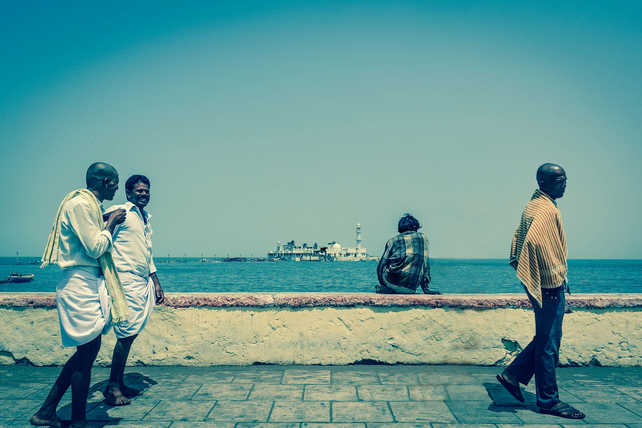 Strolling in Mumbai, 2017.
